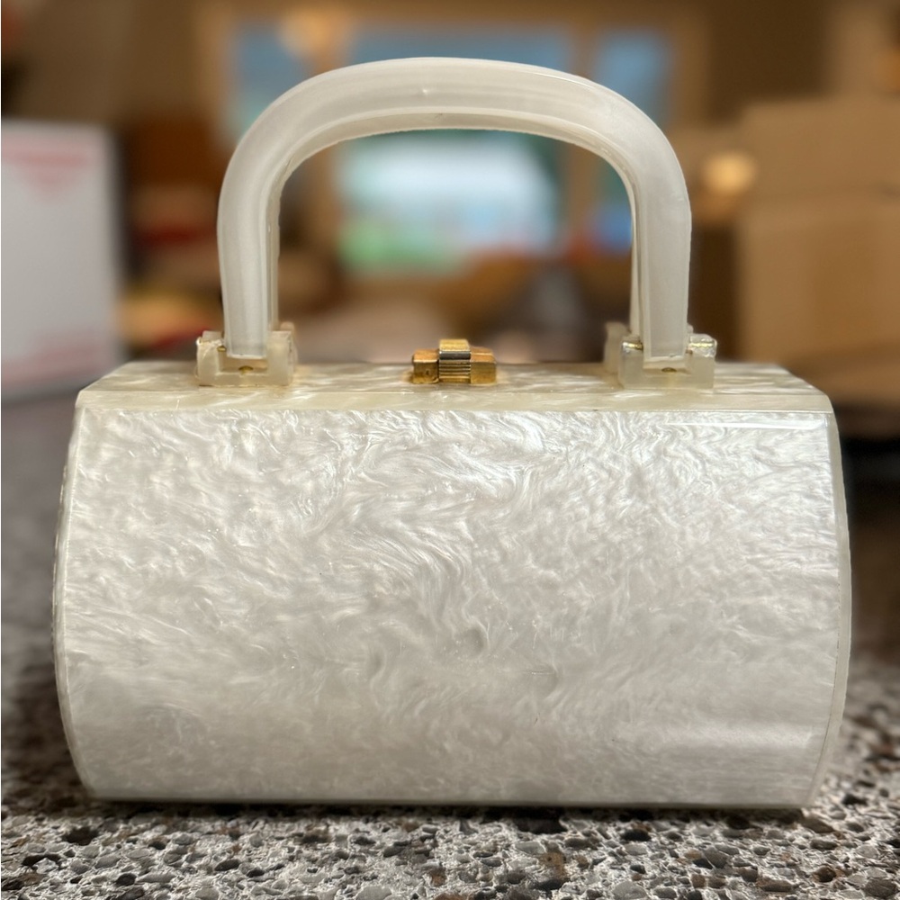 Vintage Lucite Purse made in Hong Kong 60’s?
